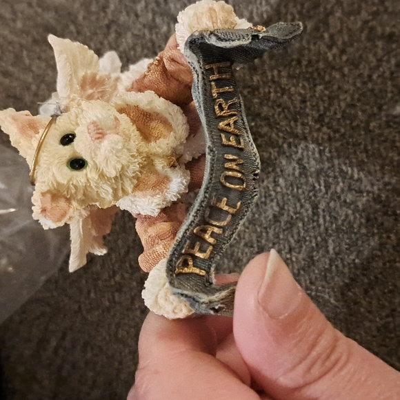 Boyds Bears Other - Retired Boyds Bears Felicity Angelpuss Angel Cat Christmas Tree Ornament